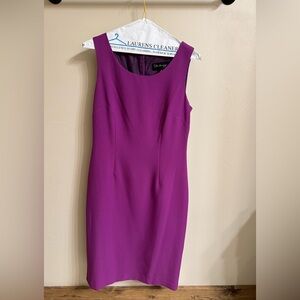 Dana Buchman Purple Sleeveless Dress